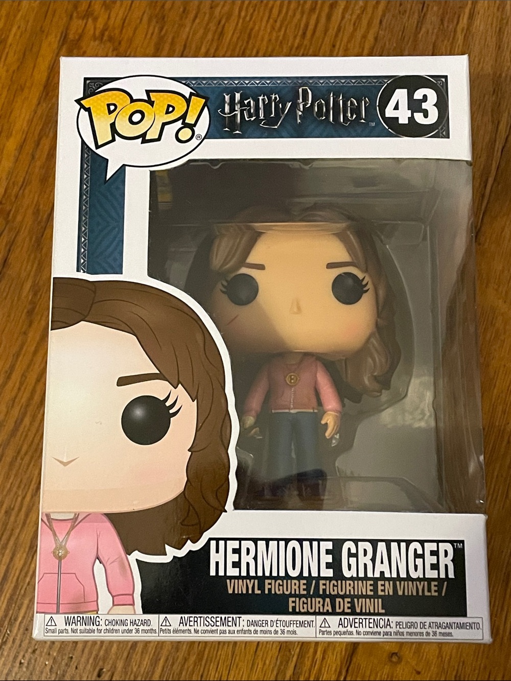 Funko Hermione Granger Pop! Vinyl Figure - Pink Jacket, Brown Hair